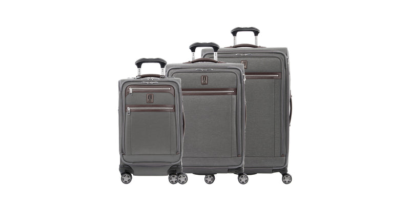Platinum Elite Softside 3 piece luggage set in Vintage Grey