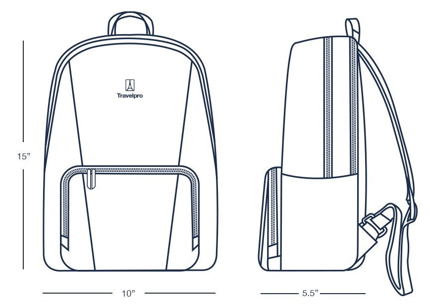 United Airlines Personal Item Size is 9 X 10 X 17 inches.